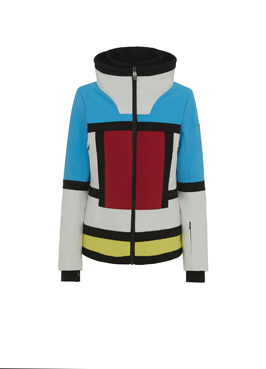 DOWN SKI JACKET - RED TANGO