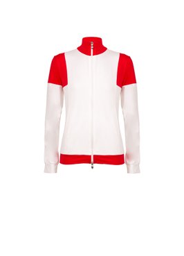 SWEATSHIRT - BIANCO/AMETISTA