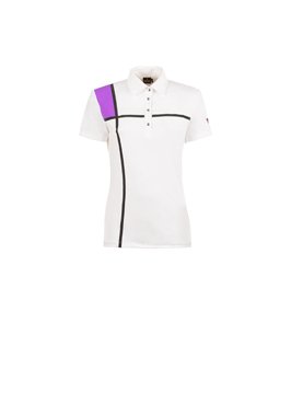 POLO - BIANCO/AMETISTA