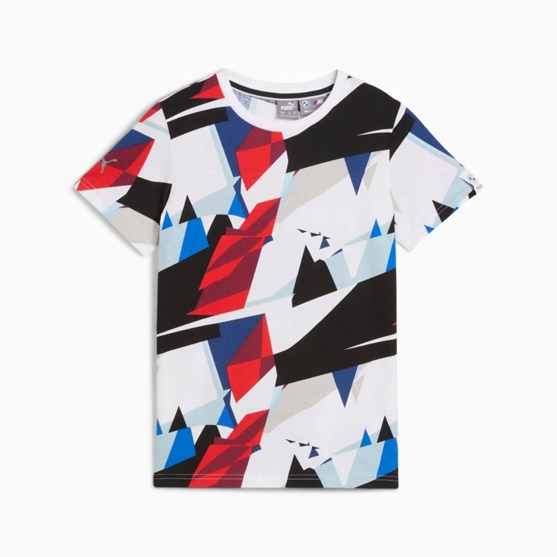 T-SHIRT - PUMA WHITE-AOP