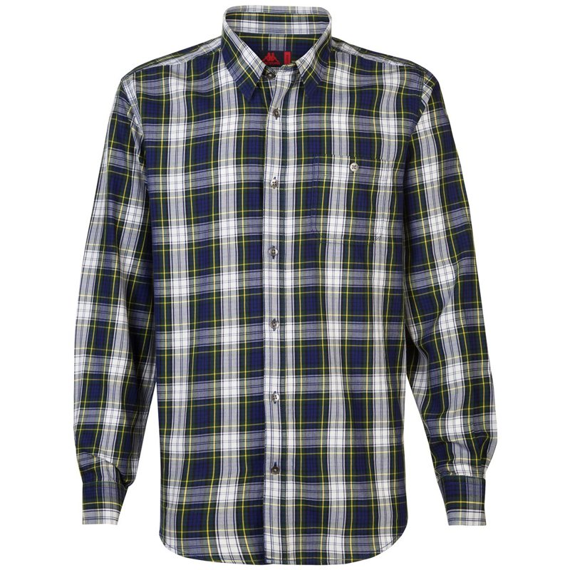 SHIRT LONG SLEEVE - BLUE/GREEN CHECK