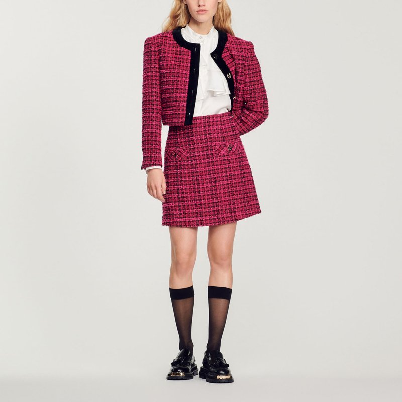 SKIRT - PINK / BLACK