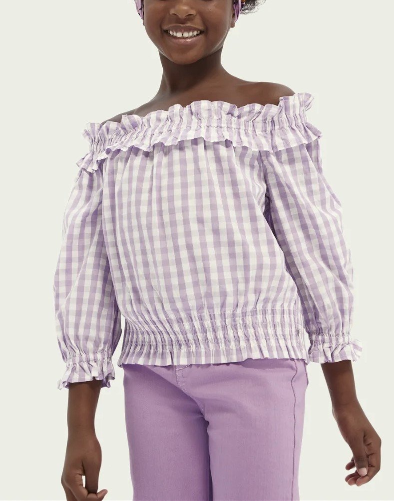 BLOUSE - LILAC/CELL