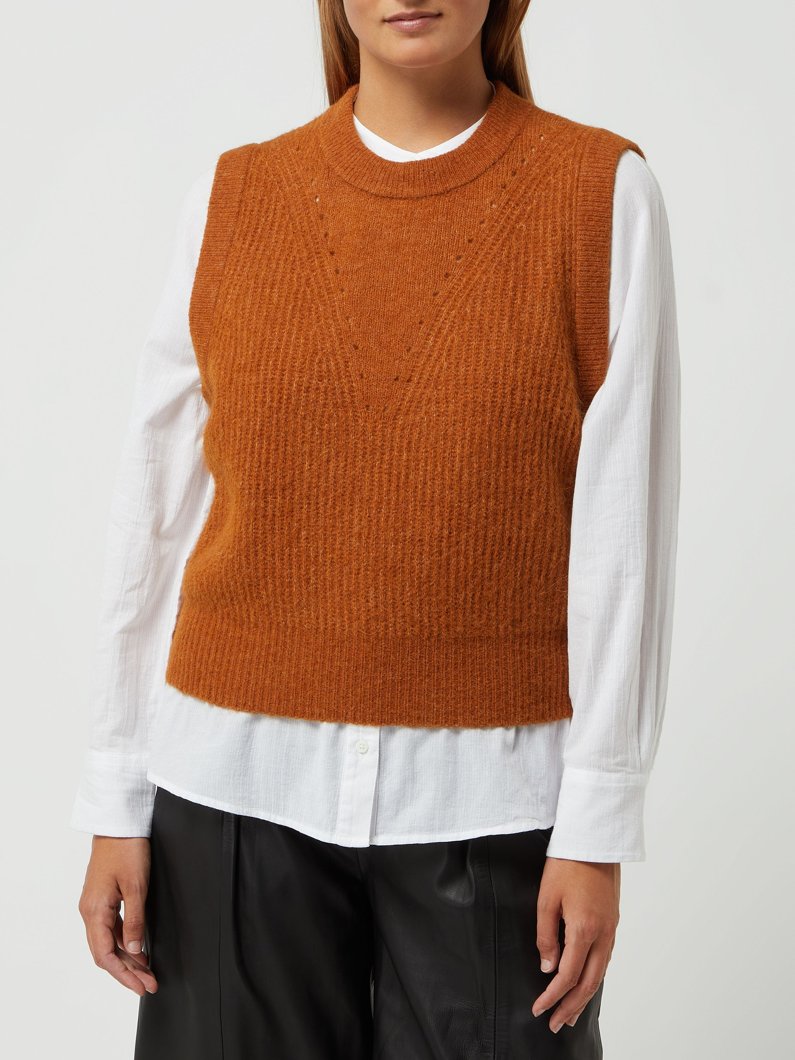 VEST - COPPER MELANGE