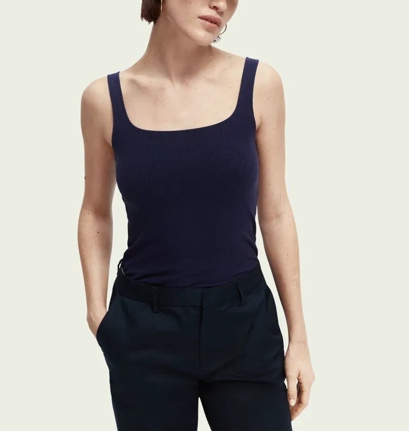 TANK TOP - MARINE BLUE