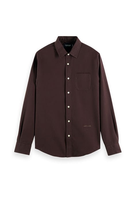SHIRT LONG SLEEVE - AVIATOR BROWN