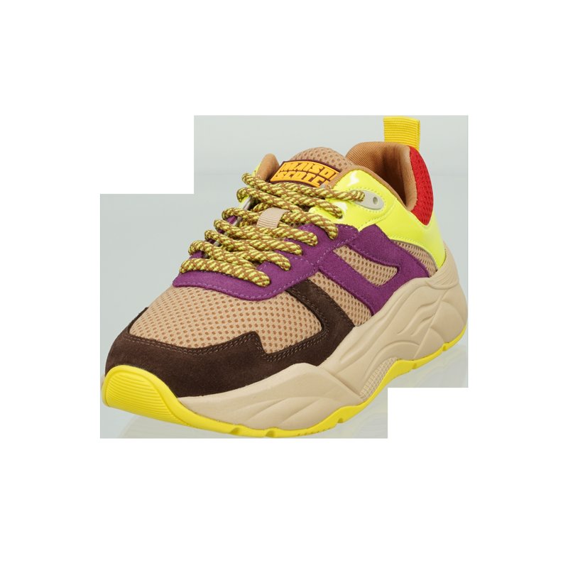 SNEAKERS - TAN MULTI