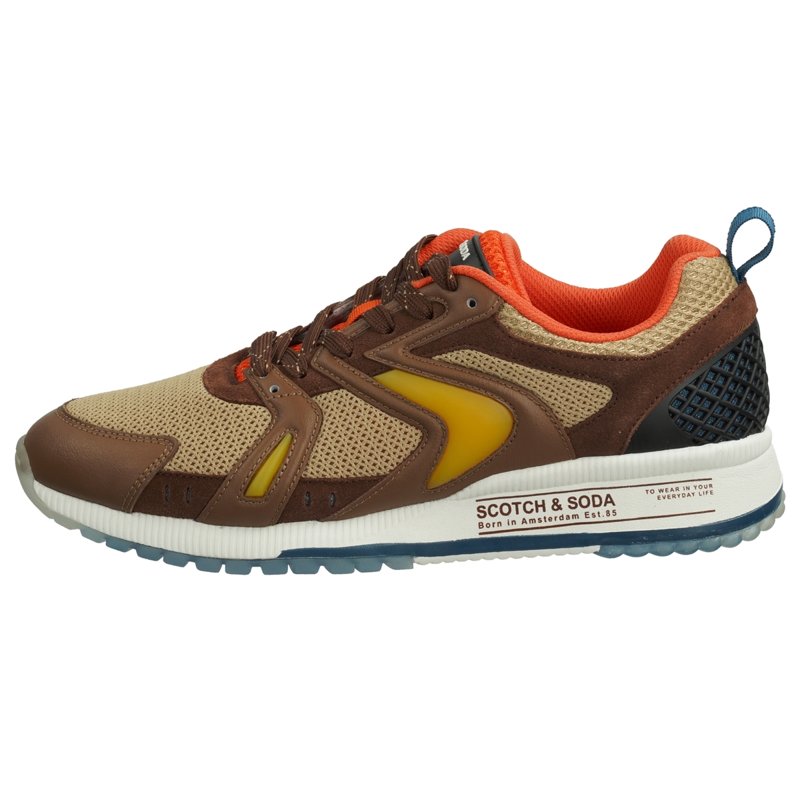 SNEAKERS - BROWN MULTI