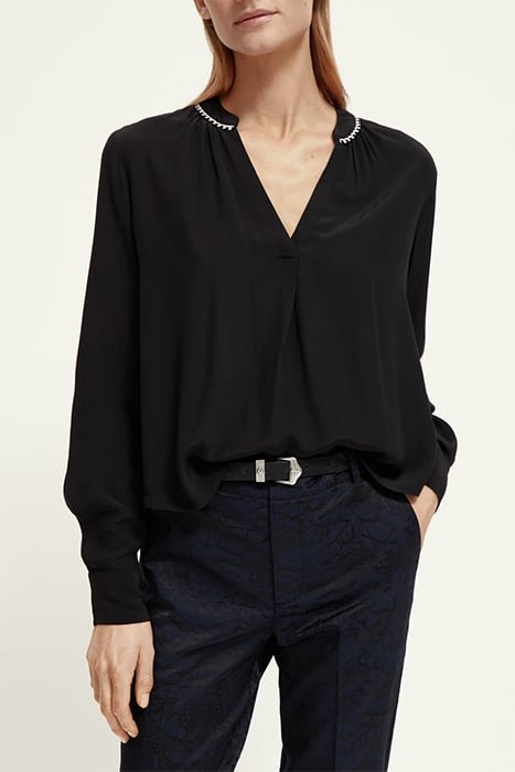 BLOUSE - BLACK