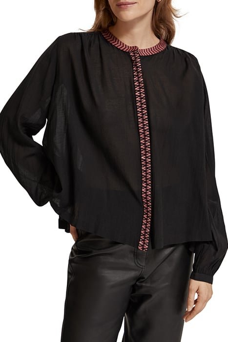 BLOUSE - BLACK