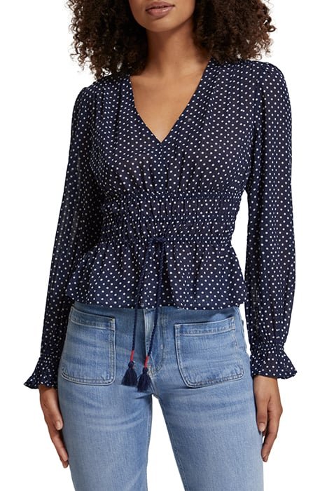 BLOUSE - NAVY