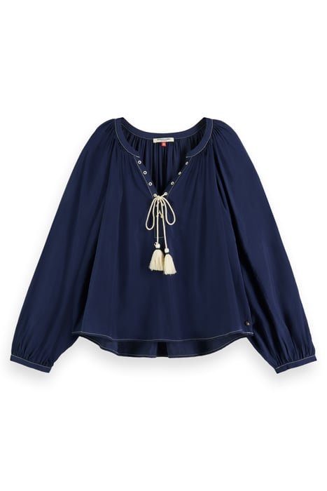 BLOUSE - NAVY