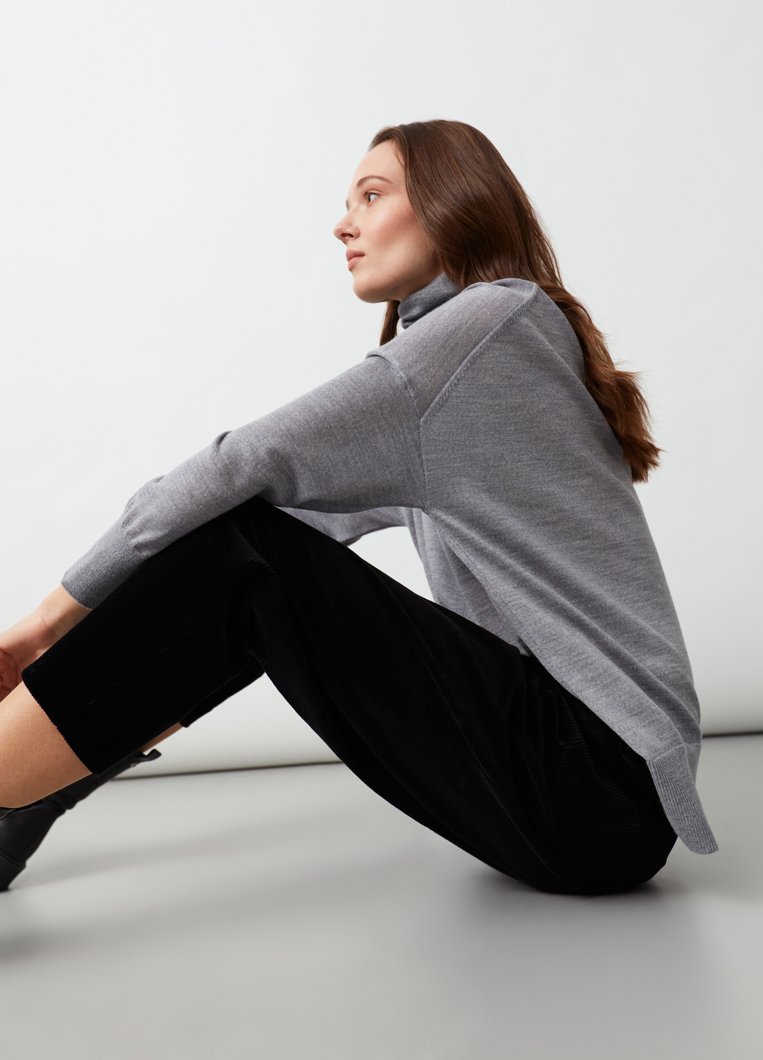 PULLOVER - GREY MELANGE