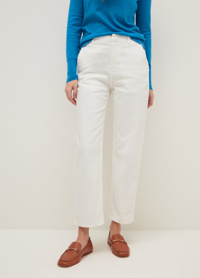 TROUSERS - BRIGHT WHITE