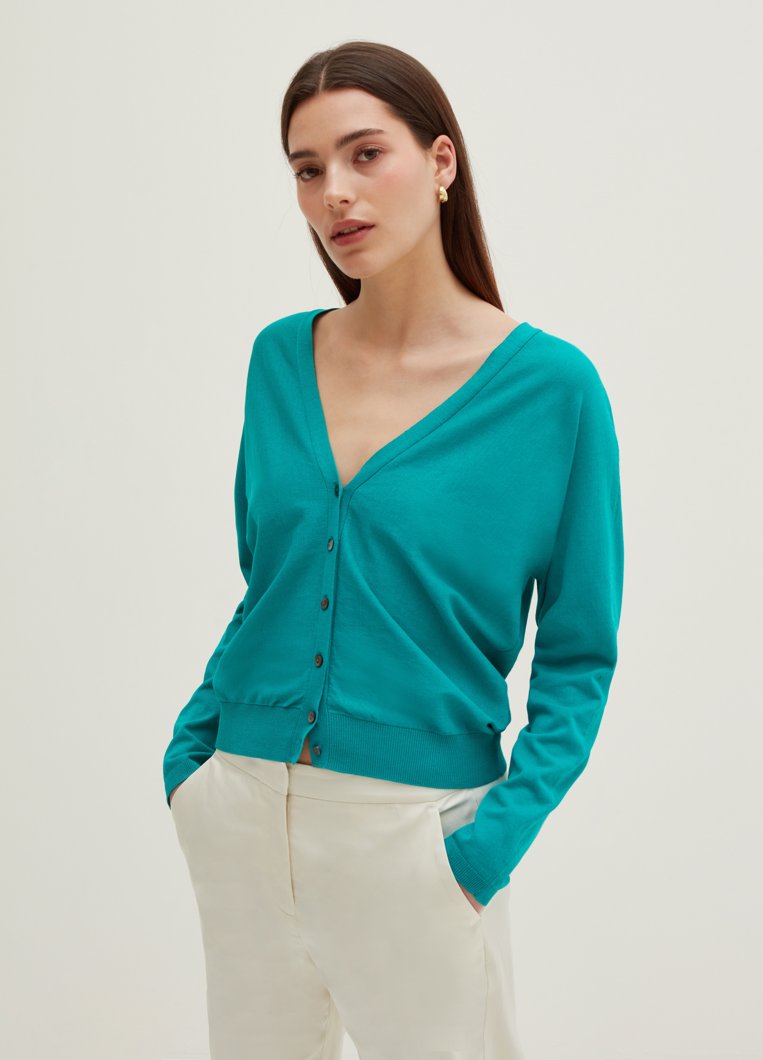 CARDIGAN - GREEN