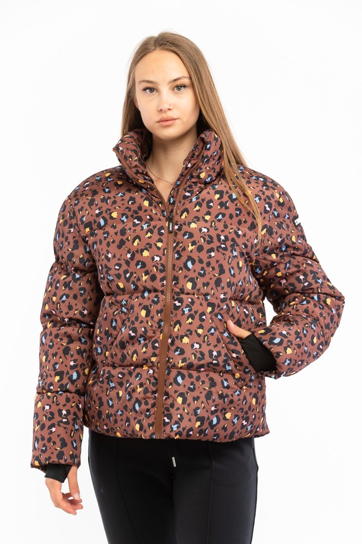 DOWN JACKET - LEOPARD PRINT