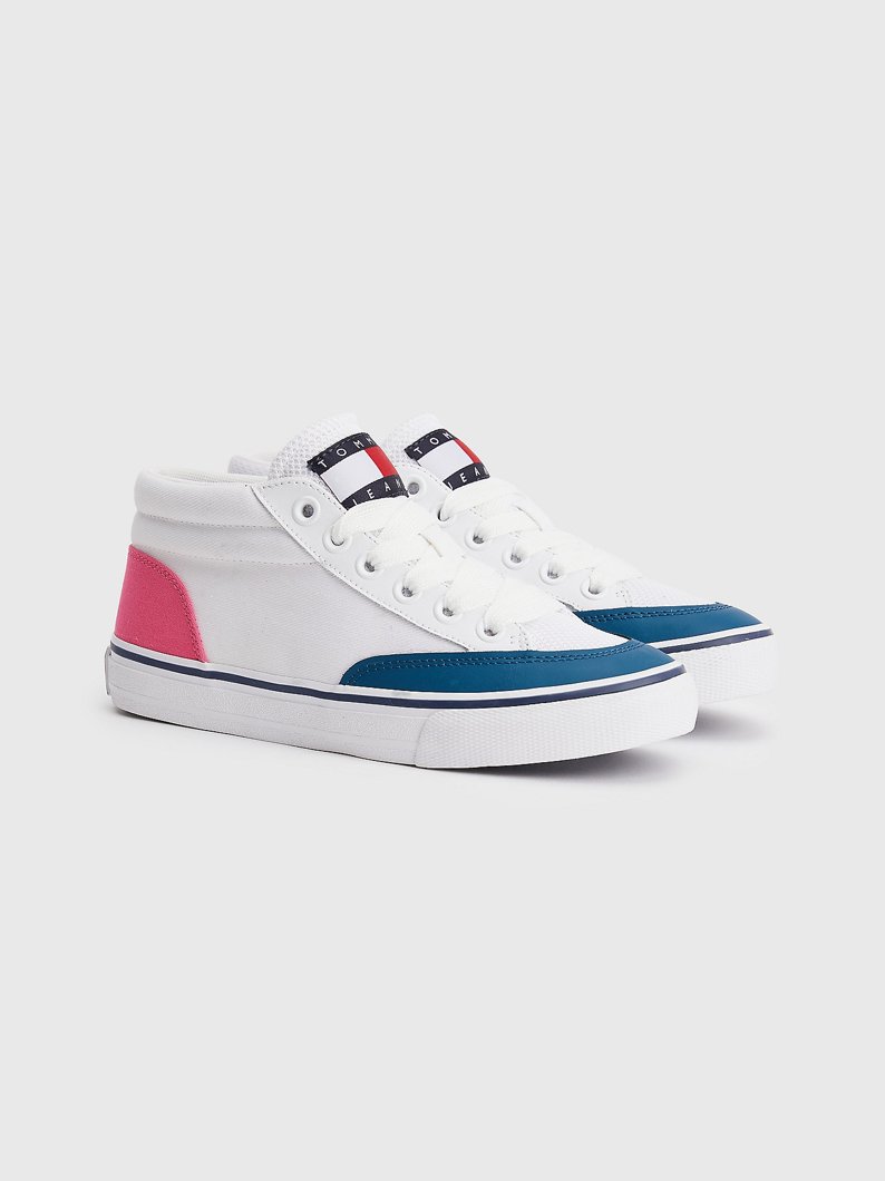 SNEAKERS - WHITE PINK ALERT