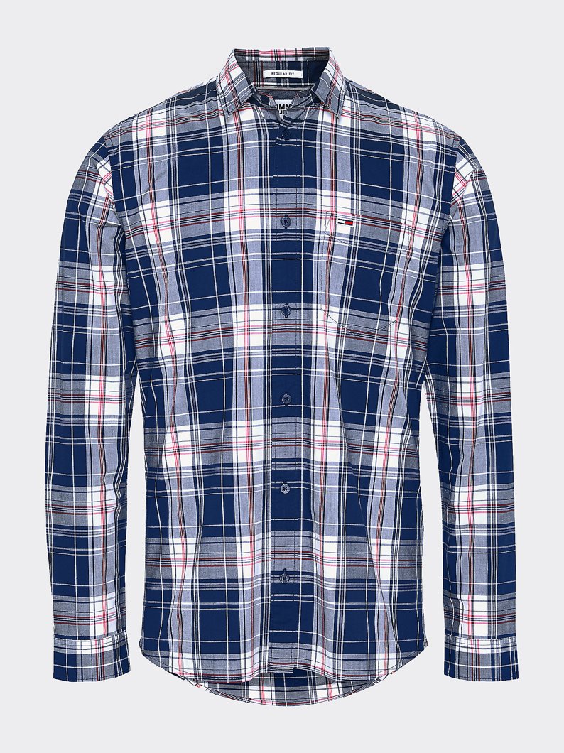 SHIRT LONG SLEEVE - DEEP CRIMSON / MULTI