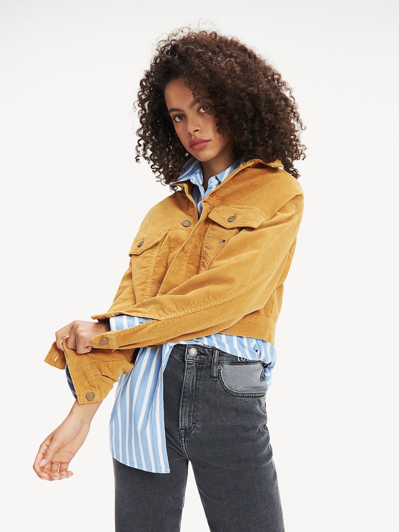 JEANS JACKET - GOLD