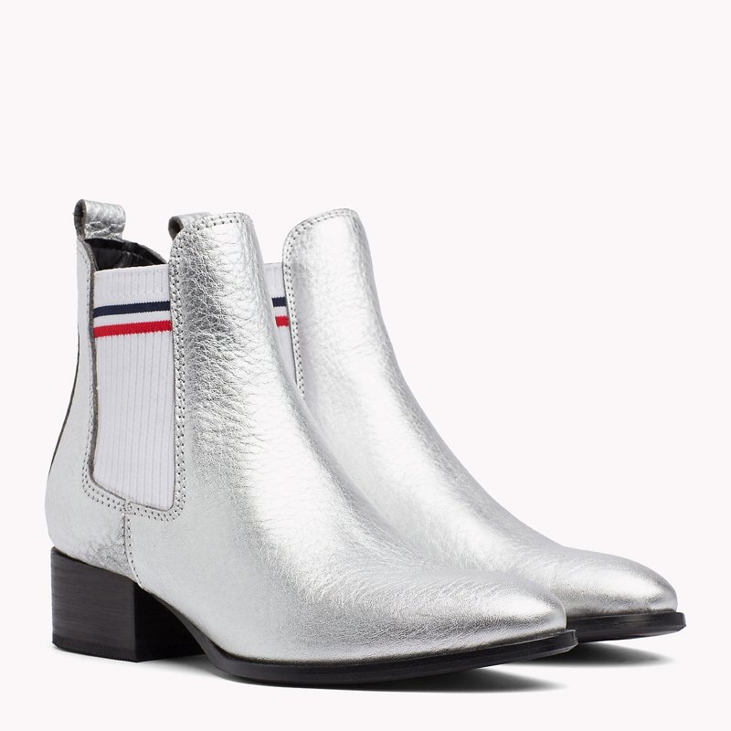 ANKLE BOOTS - ARGENTO
