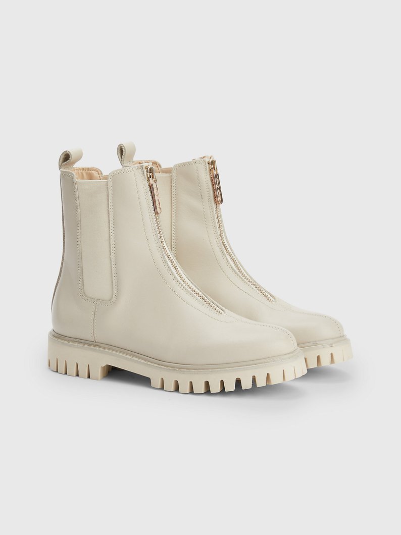 ANKLE BOOTS - BEIGE