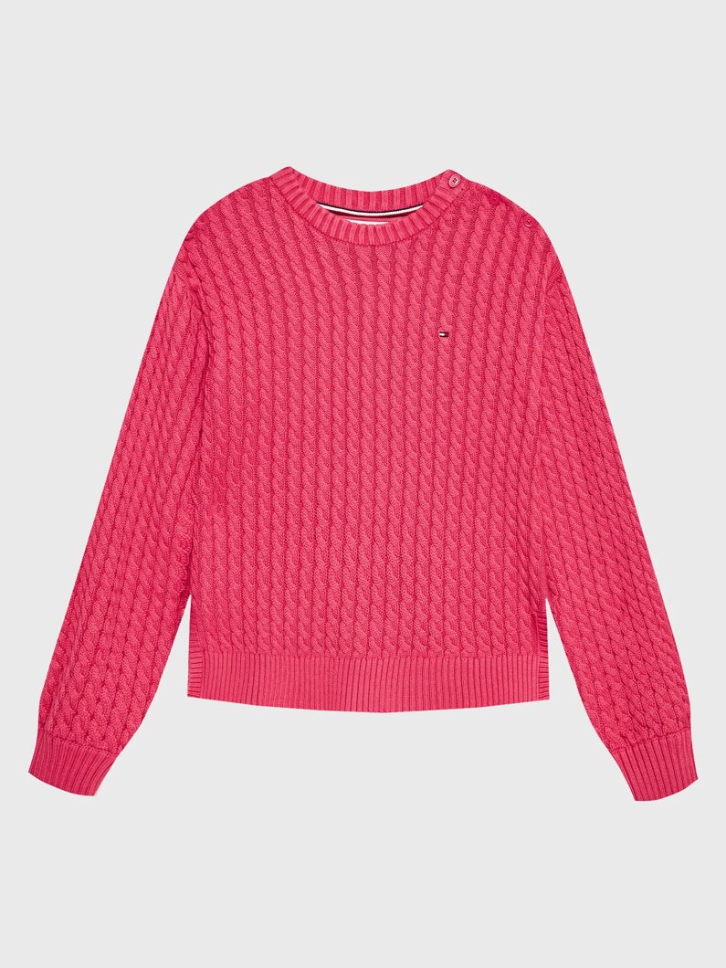 SWEATER - WASHED CRIMSON