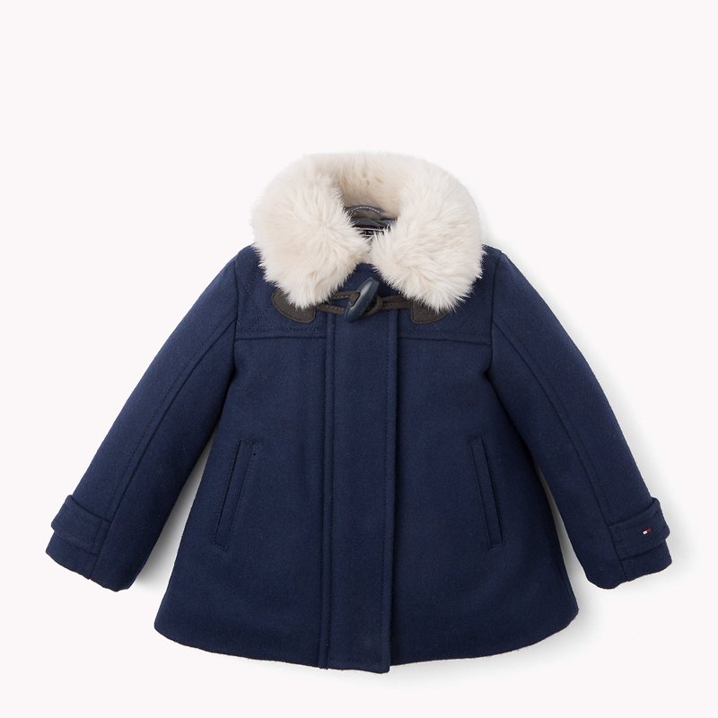 COAT - WHITE/NAVY/GREY