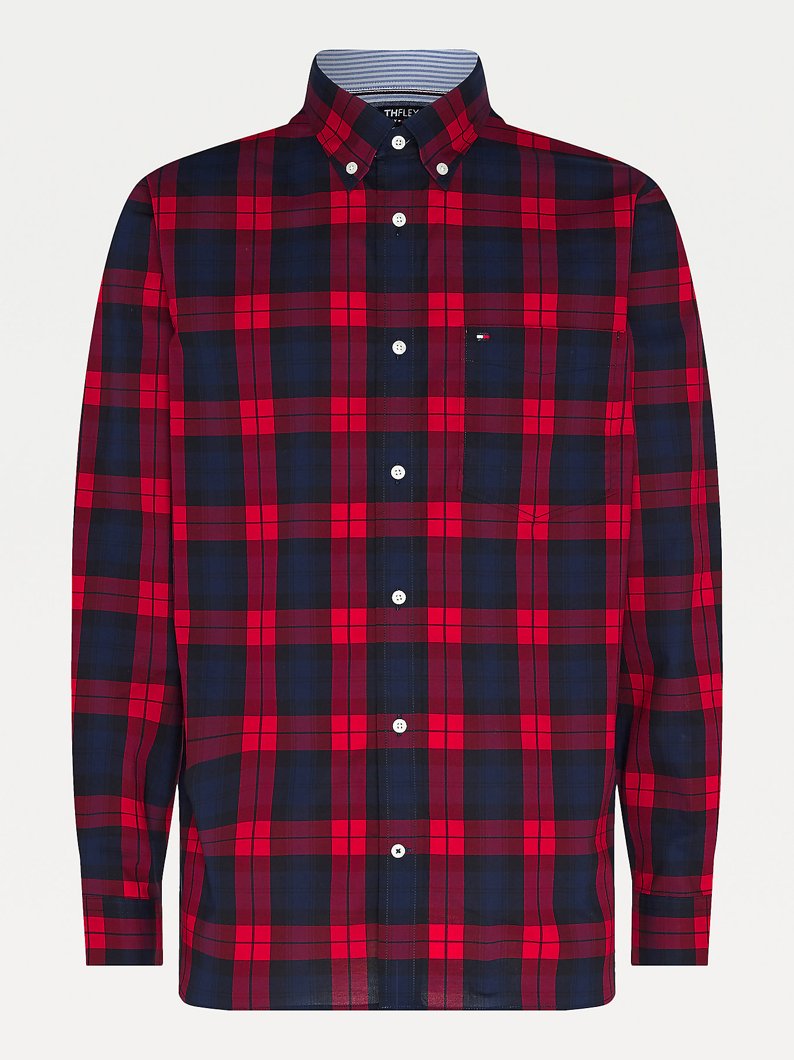 SHIRT - PRIMARY RED /PITCH BLUE / BLACK