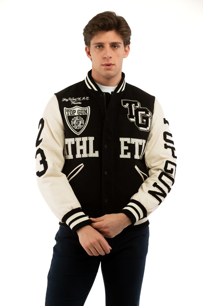 BLOUSON - BLACK/WHITE