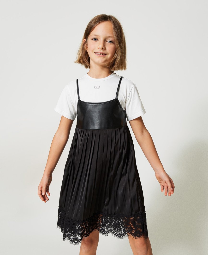 DRESS - BIC.MERINGA/NERO