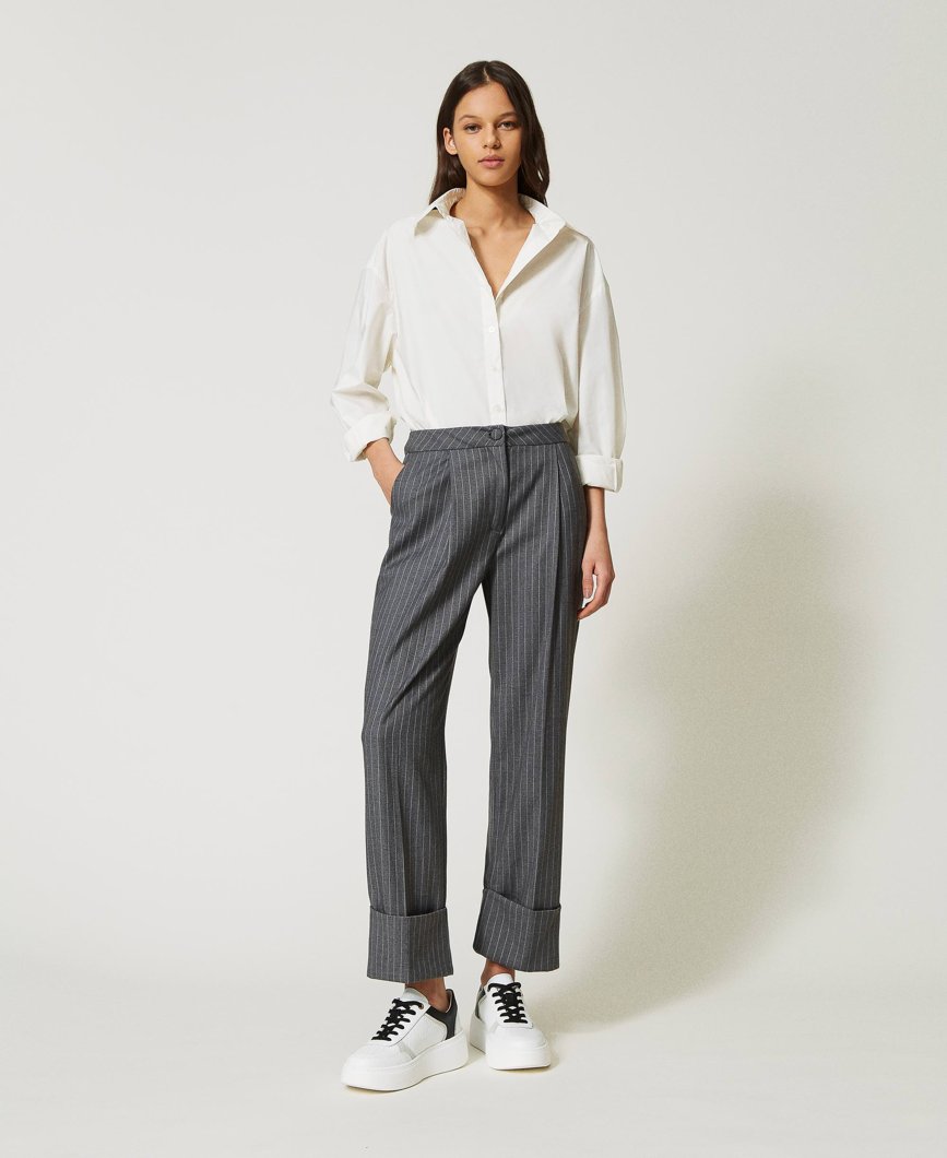 PANTS - ANTRACITE MEL./SEA SALT