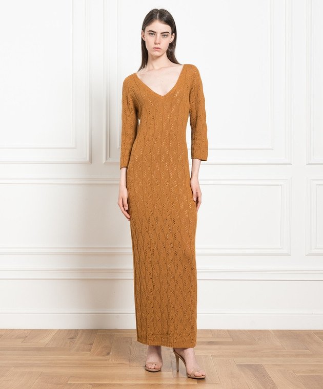 DRESS - LEATHER BROWN CHIARO