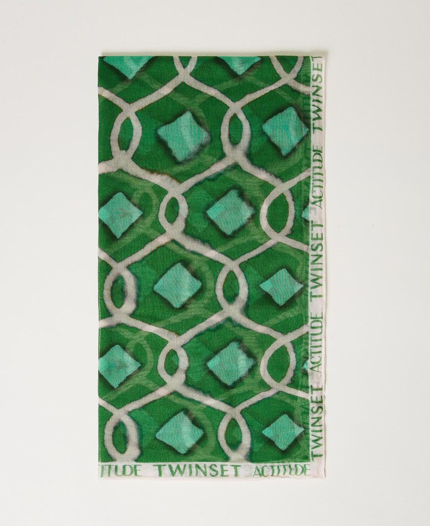 SCARF - ST.FERN GREEN TILE