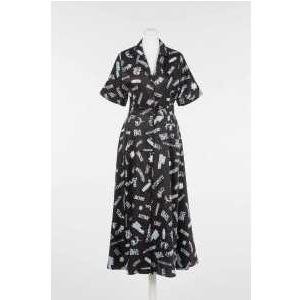 DRESS - ST.BLACK FLOWERS NAME