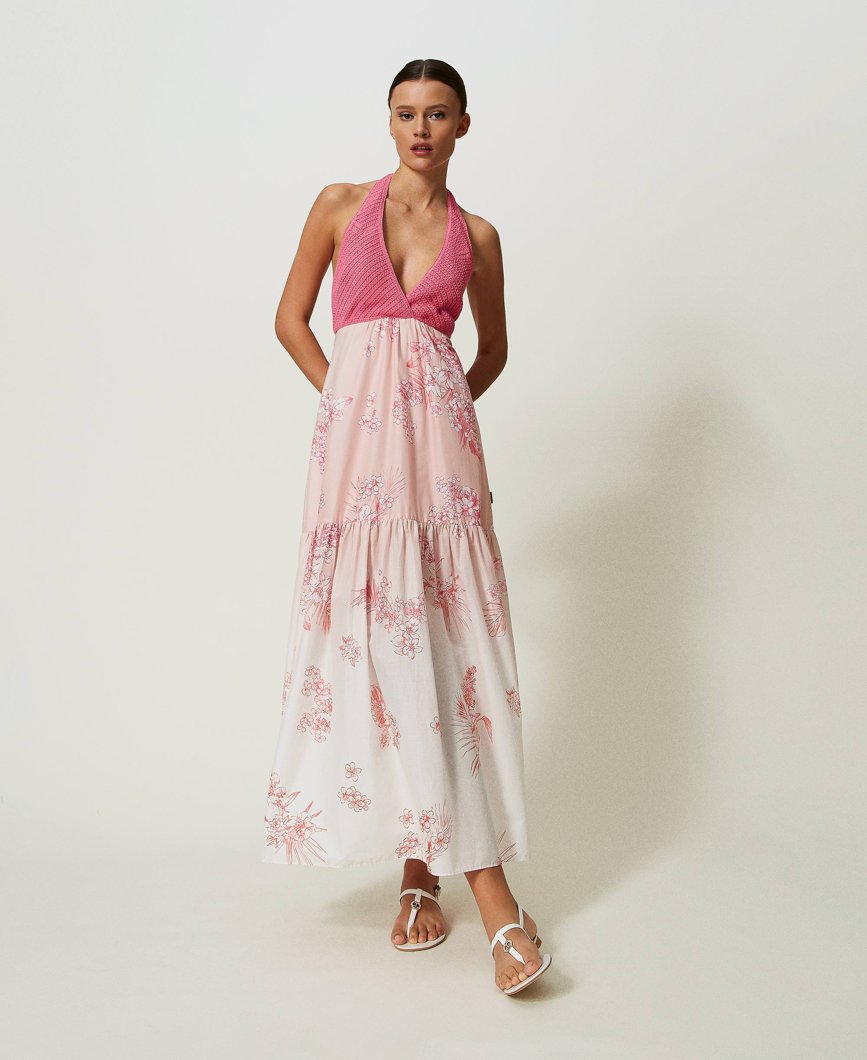 DRESS - ST.PEACH NECTAR & SHADED FLOWE
