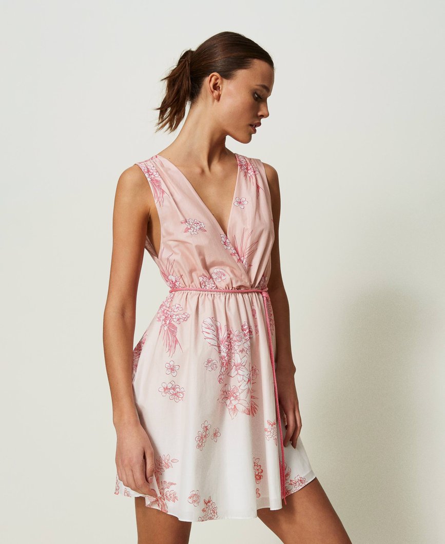 DRESS - ST.PEACH NECTAR & SHADED FLOWE