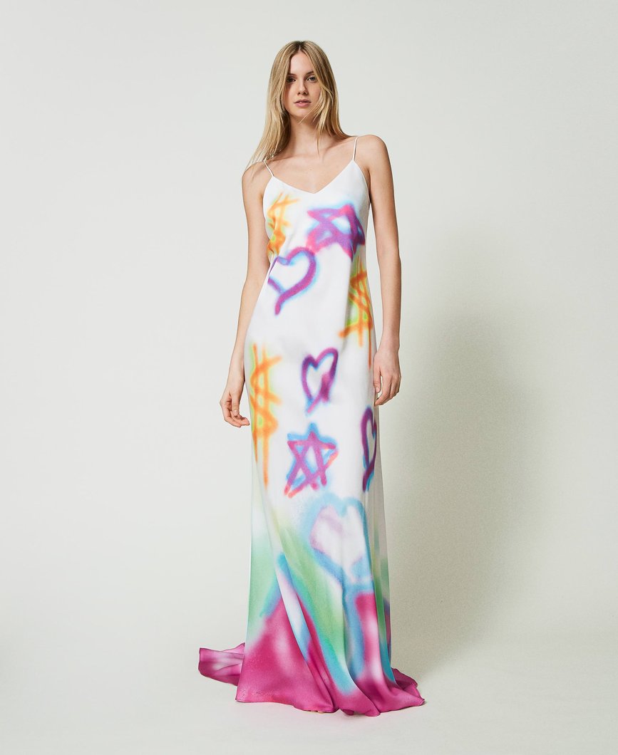 DRESS - MULTICOLOR SPRAY
