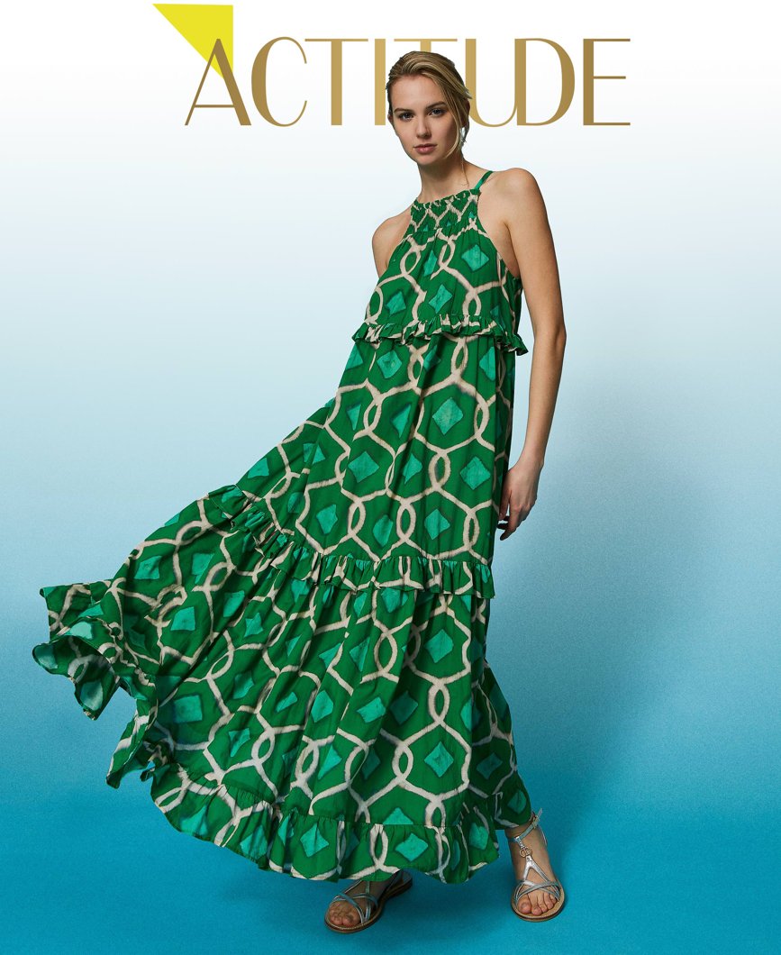 DRESS - ST.FERN GREEN TILE