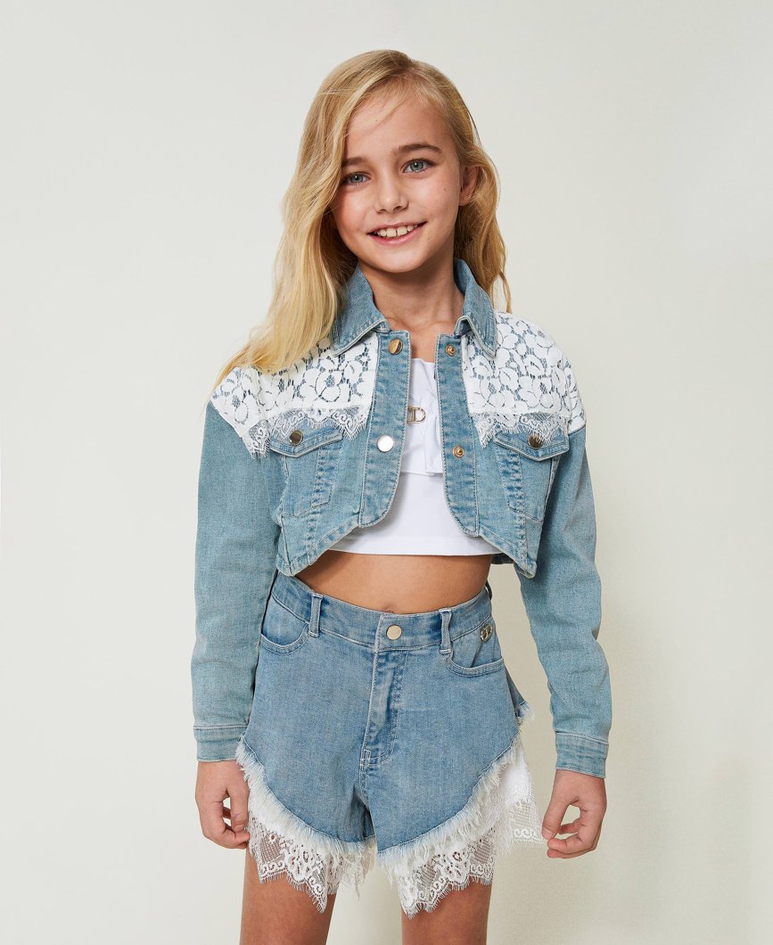 BLOUSON - DENIM AZZURRO