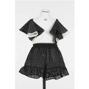 SET 2: SINGLET + SHORTS - JACQ.BIC.NERO/LUCENT WHITE