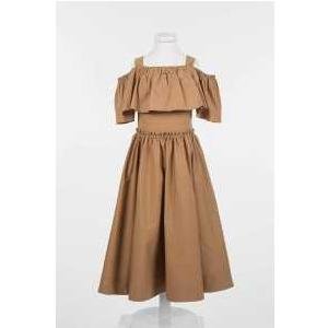 DRESS - TOBACCO BROWN