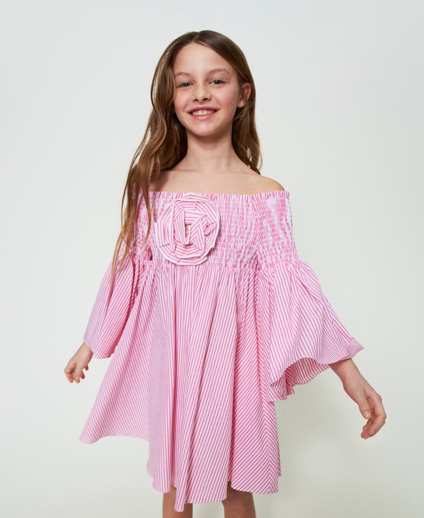 DRESS - RIGA FUCHSIA PURPLE/LUCENT WHI