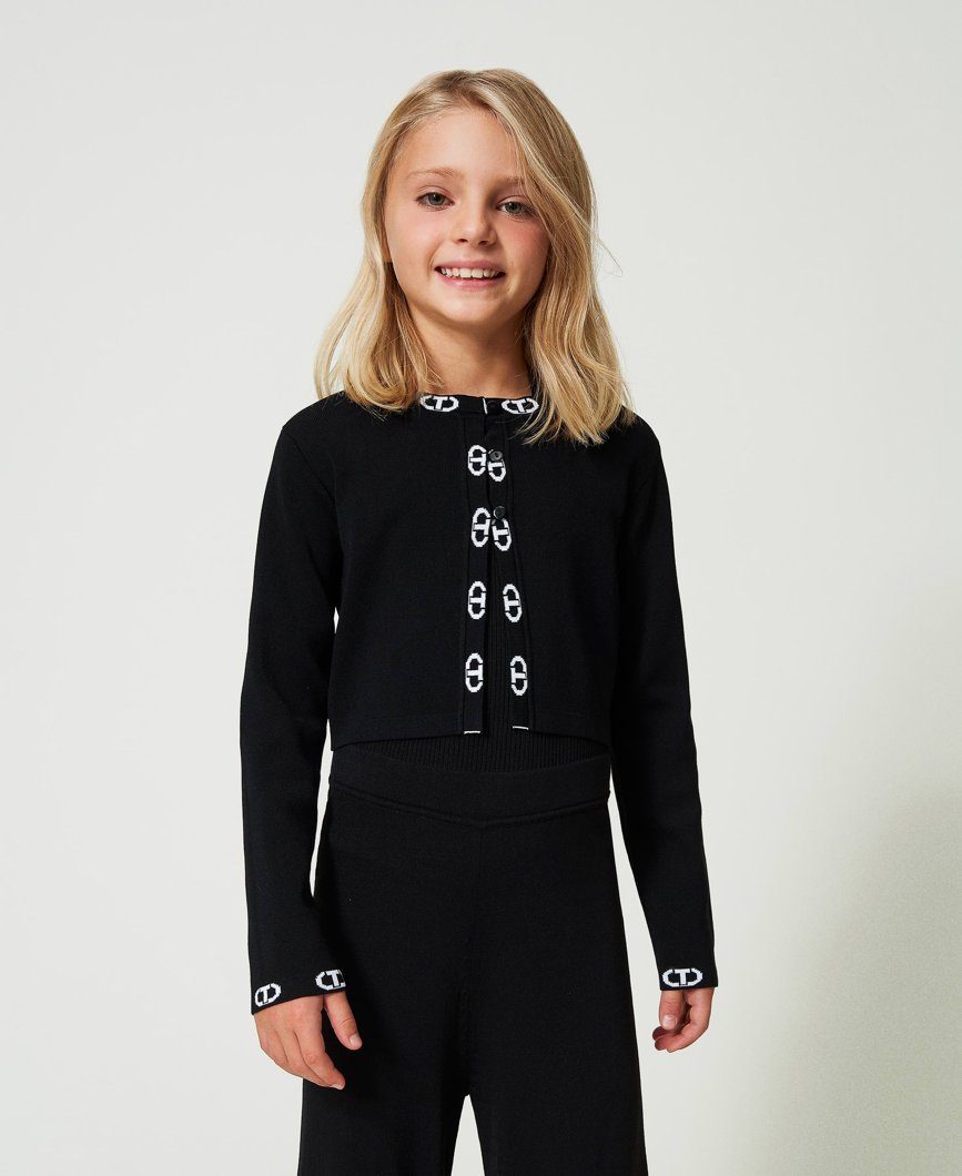 JACKET - BIC.NERO/LUCENT WHITE