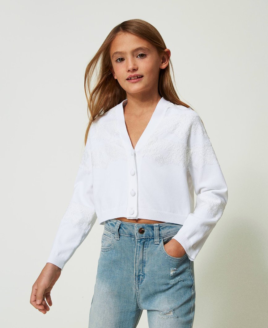 CARDIGAN - LUCENT WHITE