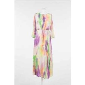 DRESS - ST.TIEDYE MUL.LIME