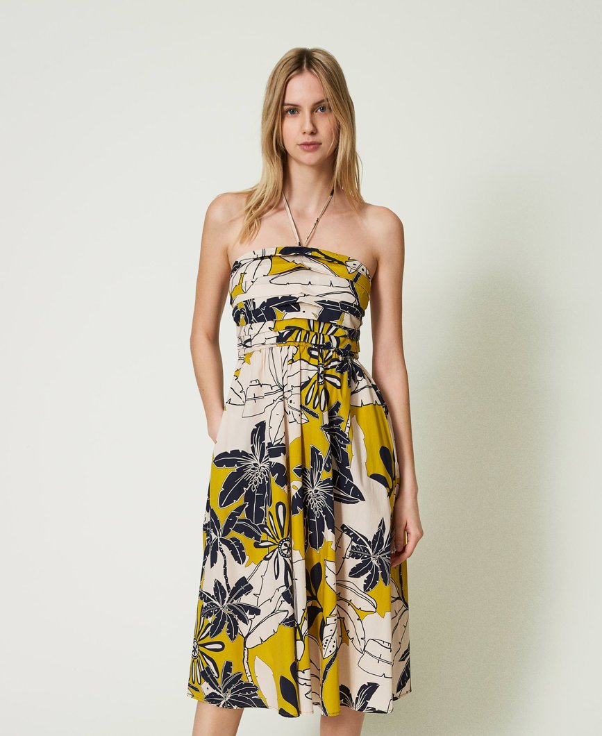 DRESS - ST.EXOTIC MUSTARD