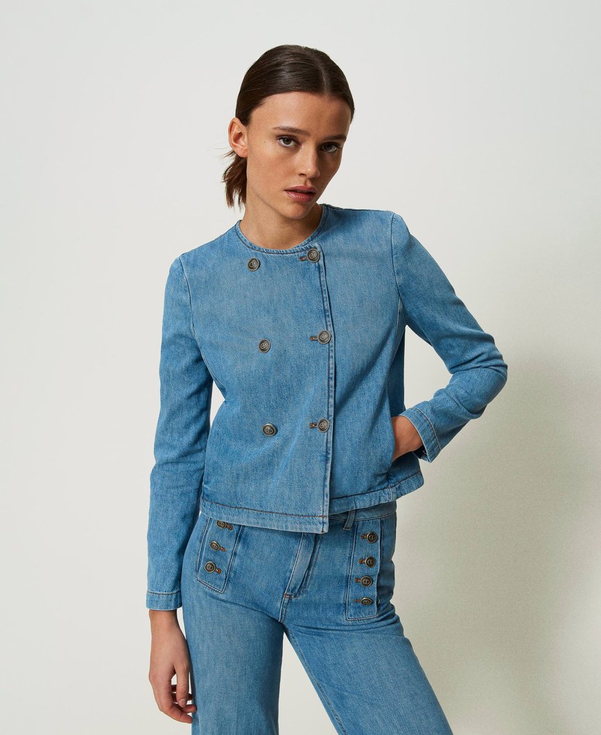 JACKET - DENIM MEDIO