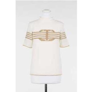 PULLOVER - BIC.NEVE/ORO BEIGE