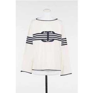 PULLOVER - BIC.NEVE/MID BLUE