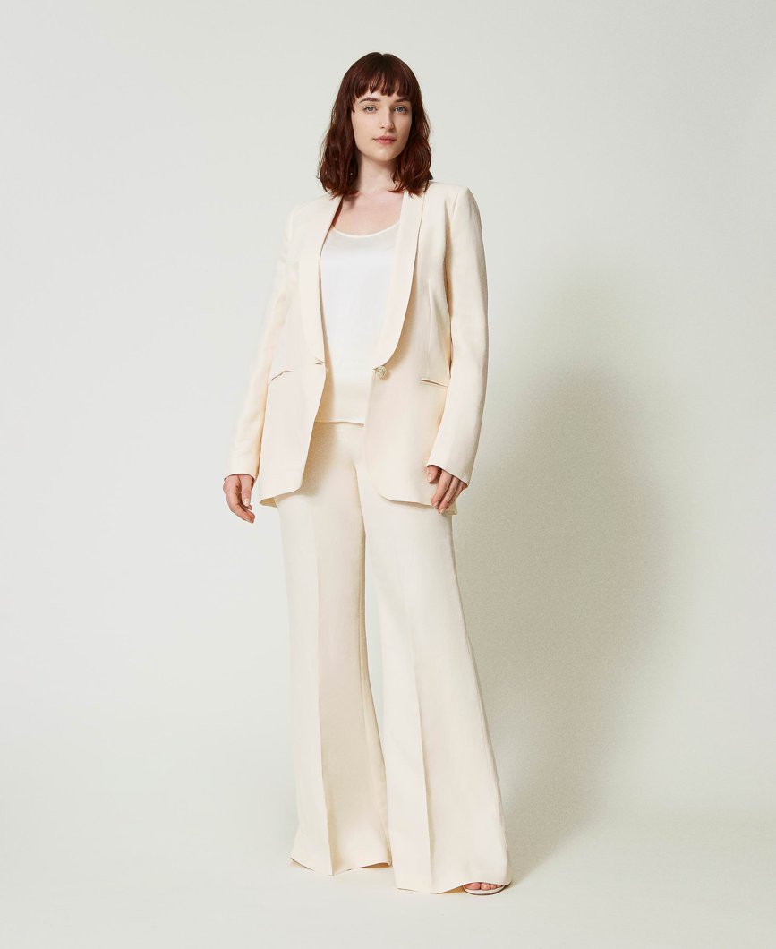 TROUSERS - PARCHMENT